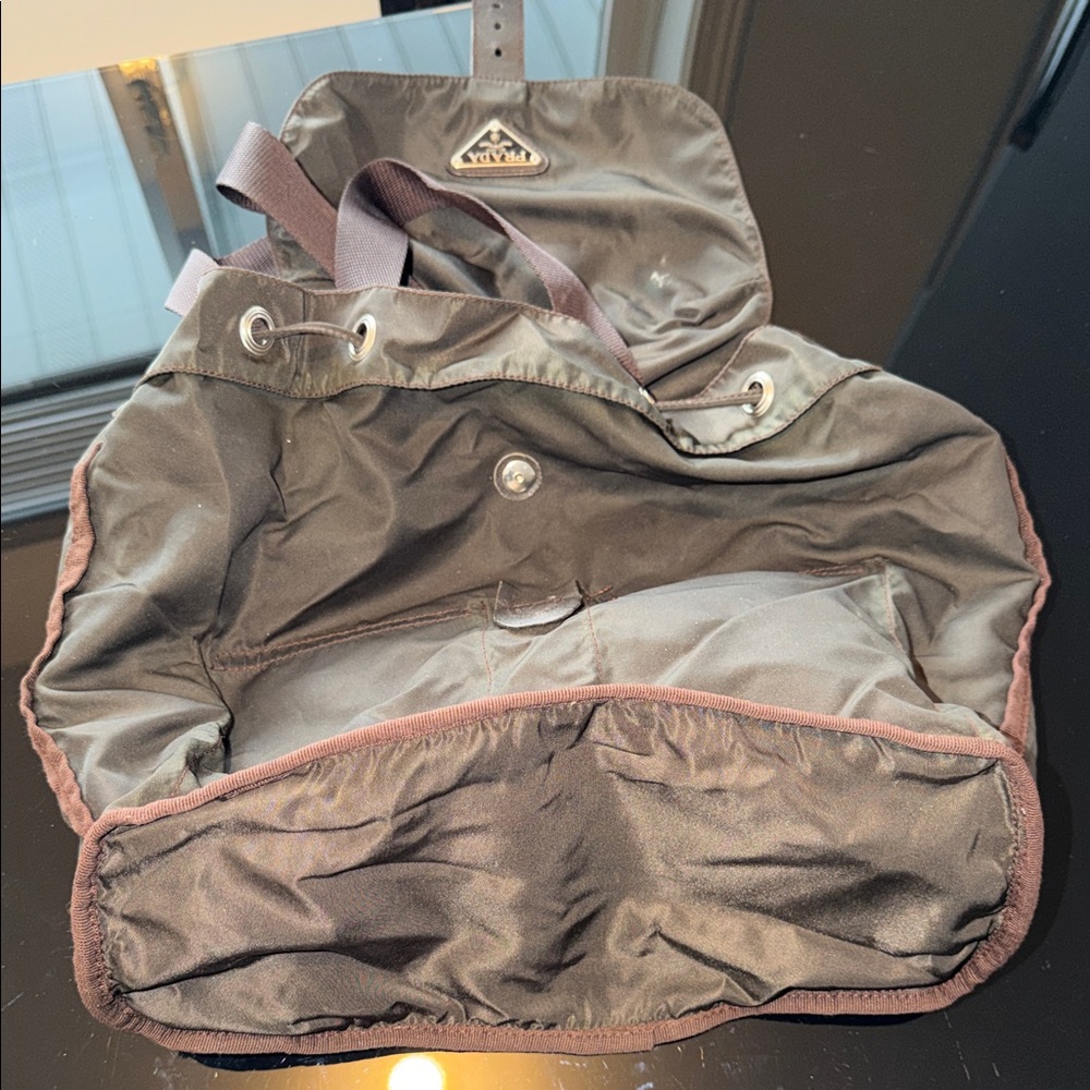 Prada Olive Green Backpack - Picture 13 of 16